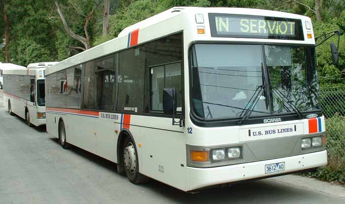 US Bus Lines Scania L94UB Volgren 12